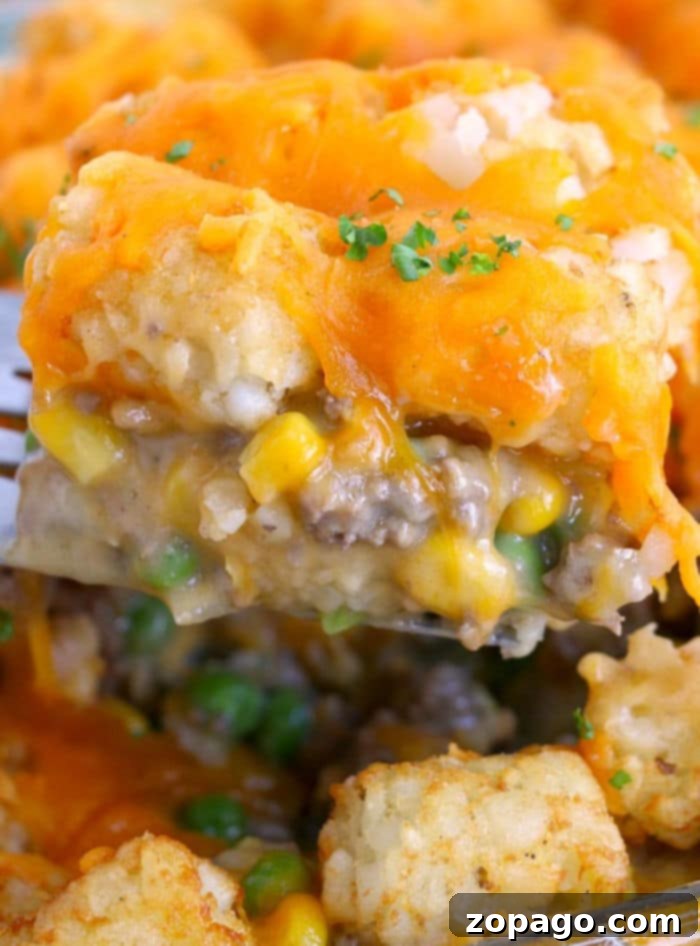 Meatloaf Reinvented 5 tater tot casserole with ground beef