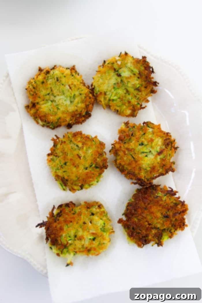Kabak Mısır Mücveri 6 Crispy Zucchini Fritters