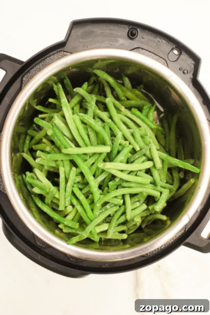 Elevate Your Frozen Green Beans 8 ninja foodi frozen green beans