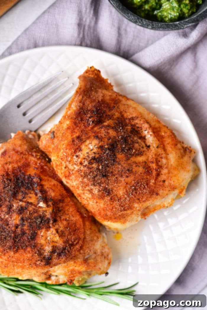 Juicy Baked Frozen Chicken Thighs 2 Bone In Frozen Chicken Thighs