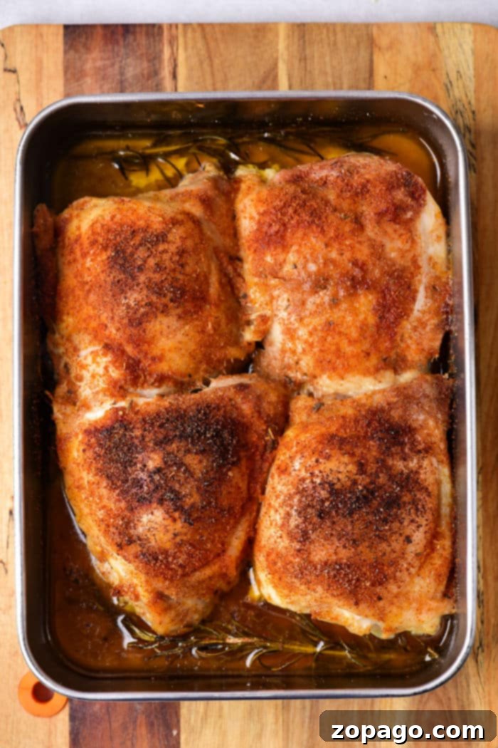 Juicy Baked Frozen Chicken Thighs 6 Baked Chicken Thighs From Frozen