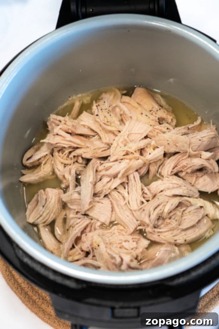 Effortless Ninja Foodi Shredded Chicken 8 shredded chicken ninja foodi