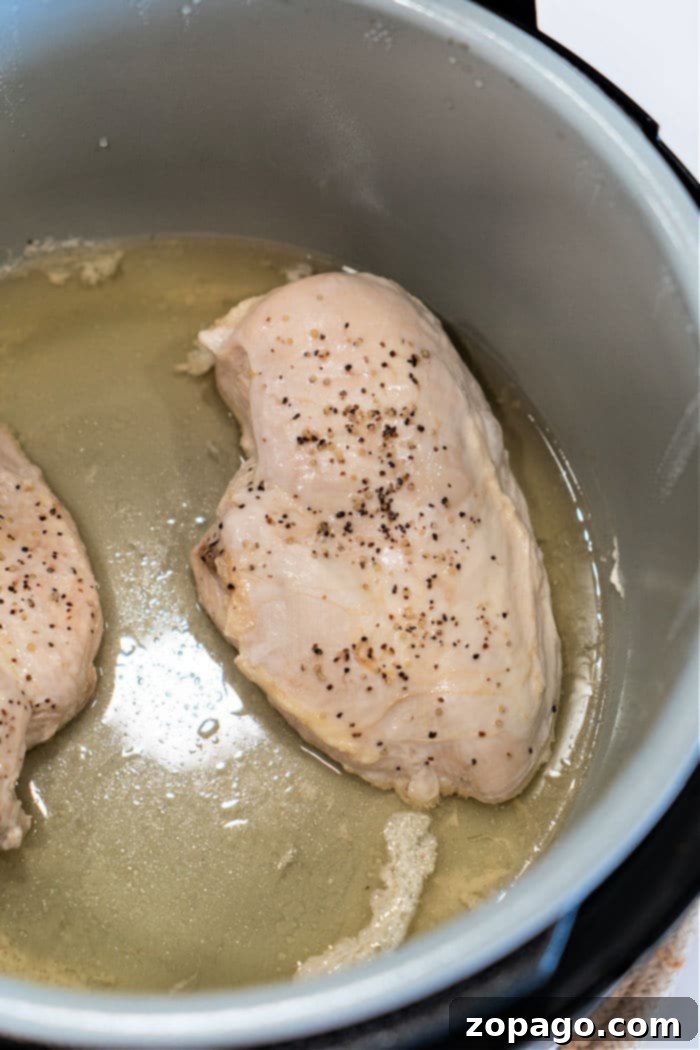Effortless Ninja Foodi Shredded Chicken 7 ninja pressure cooker chicken breasts