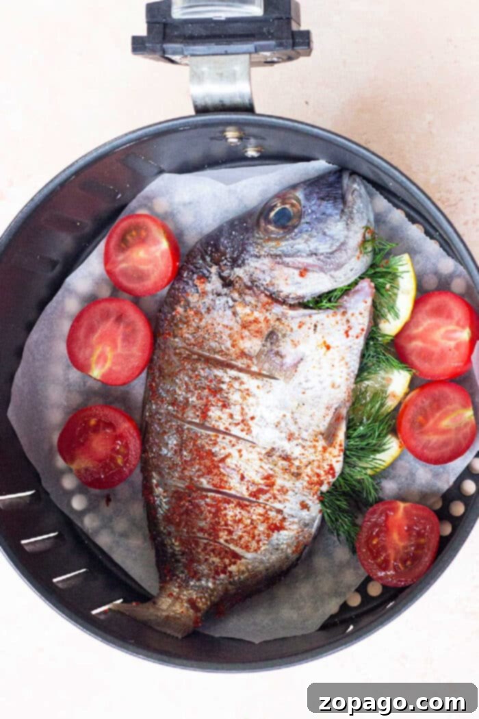 Crispy Air Fryer Whole Fish 4 how long to cook whole fish in air fryer