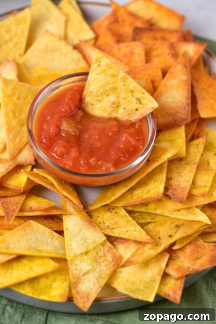 Crispy Air Fryer Tortilla Chips 7 Ninja Foodi Tortilla Chips