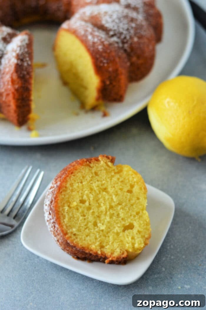 Easy Duncan Hines Lemon Bundt Cake Recipe 8 Lemon Cake in Bundt Pan - Ready to Serve