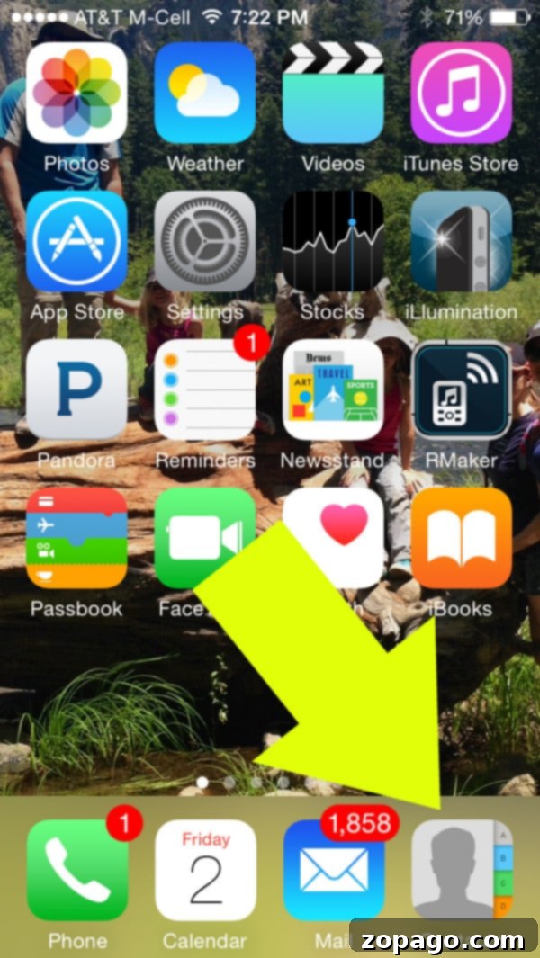 What to do with Christmas cards once the season is over. A free tip on what to do with holiday cards after taking them down and how to do it. Smartphone screen showing a contact with a personalized photo from a Christmas card.