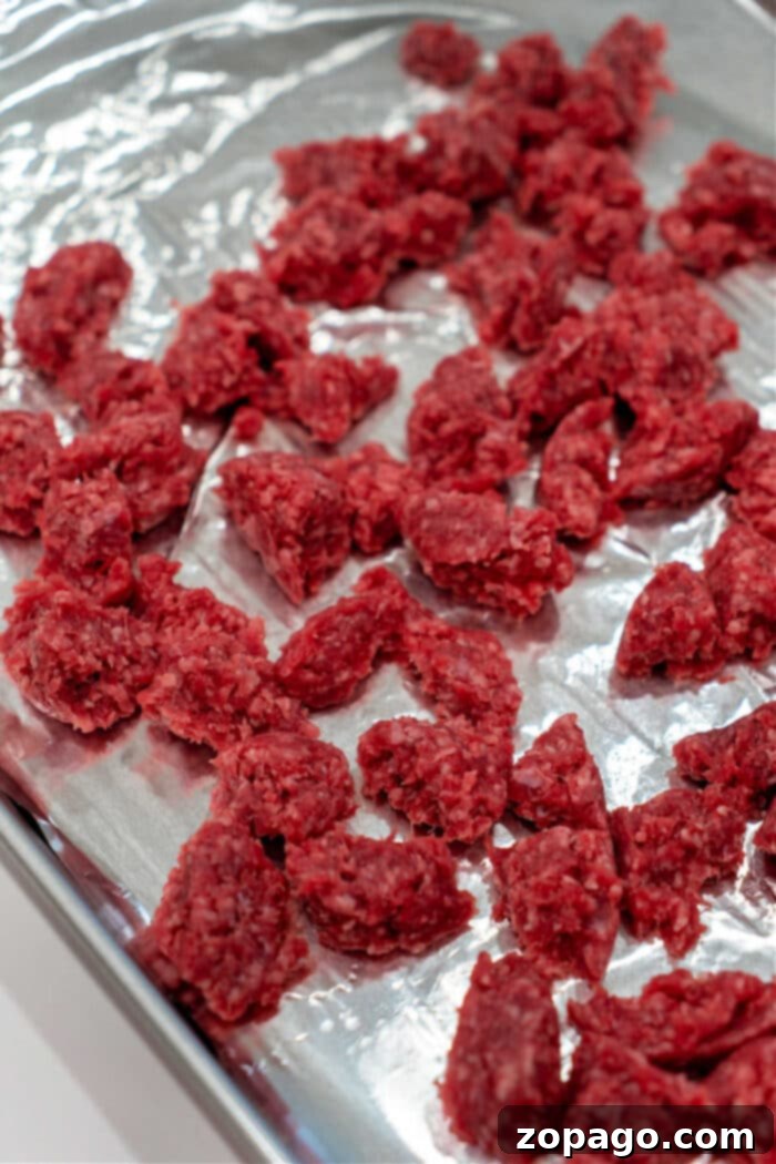 Easy Oven Ground Beef 3 Cooking Ground Beef in the Oven with seasonings