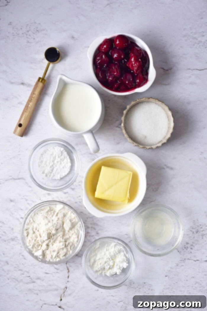 Effortless Cherry Cobbler 3 cherry cobbler ingredients