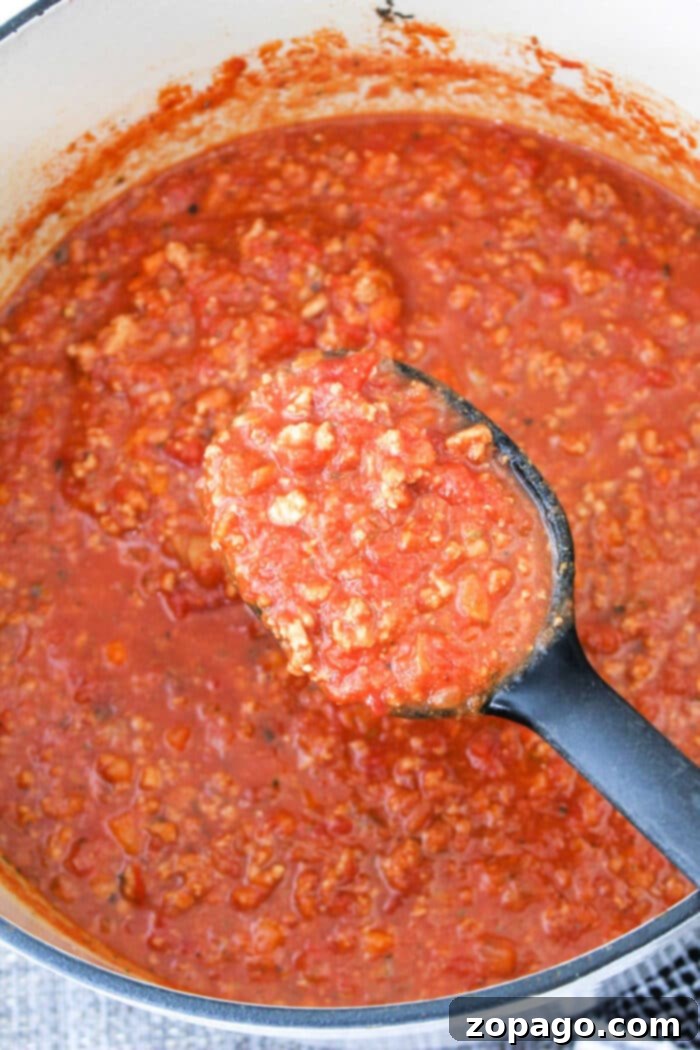 Wholesome Homemade Spaghetti Sauce 6 Ground Turkey Spaghetti Sauce