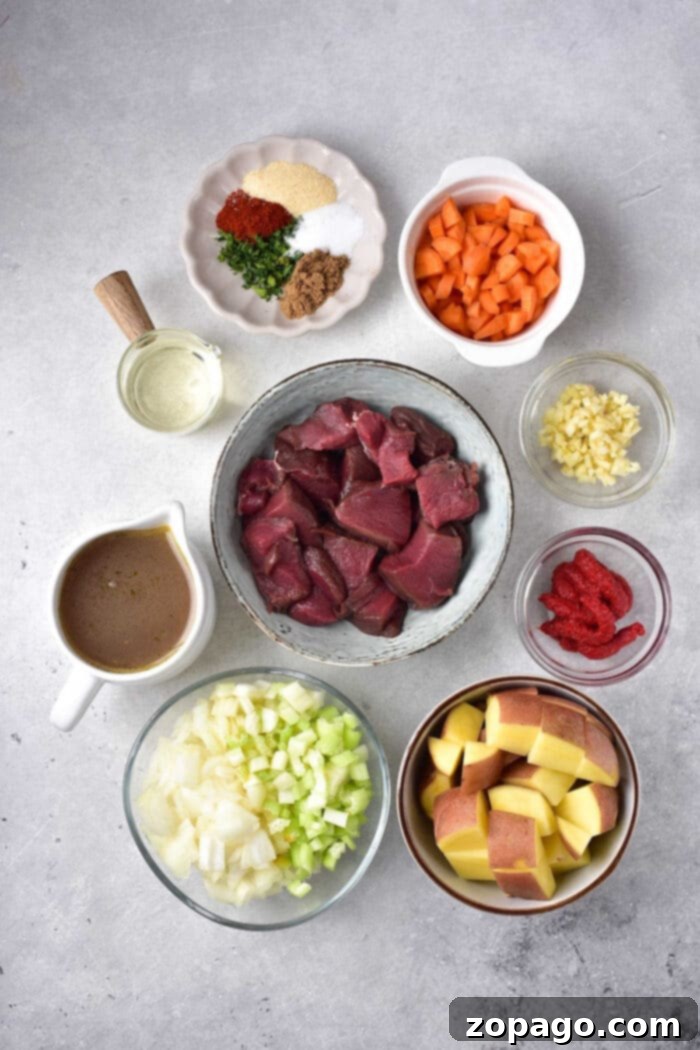 Rustic Venison Stew 3 Deer Tenderloin Recipe - a lean and quick-cooking cut of venison.