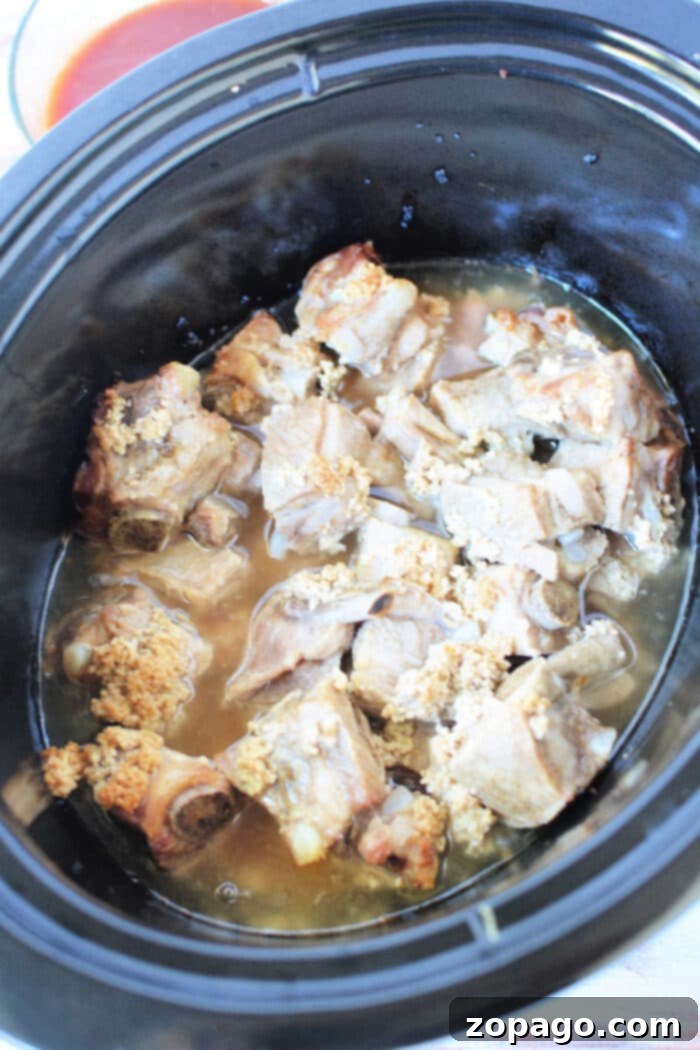 Melt-In-Your-Mouth Crockpot BBQ Riblets 8 Crockpot Riblets Recipe, a family favorite
