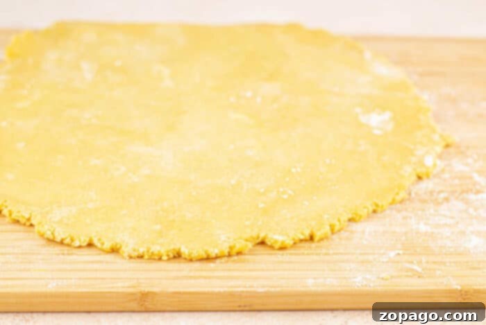 Buttery Shortbread Pie Crust 5 Shortbread Pie Crust Dough in Bowl