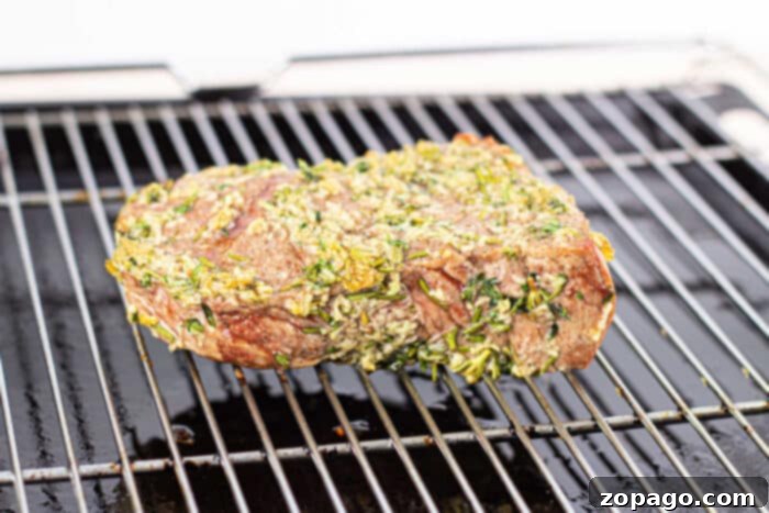 Savory Bottom Round Roast 6 Easy Roast Beef Recipe, highlighting the simplicity of preparation