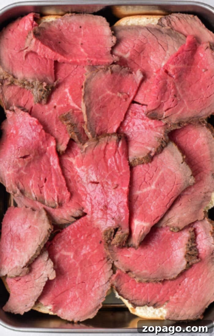 Savory Bottom Round Roast 9 Bottom Round Beef Roast sliced with red wine sauce