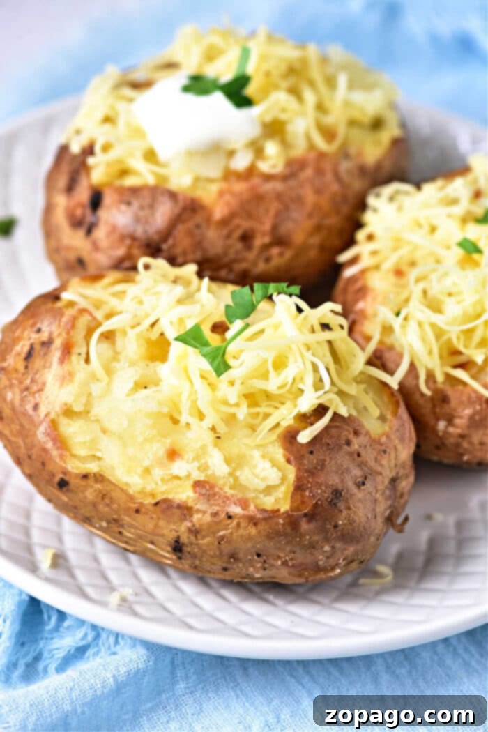 Crispy Skin, Fluffy Inside: Convection Baked Potatoes 9 baking a potato in a convection oven