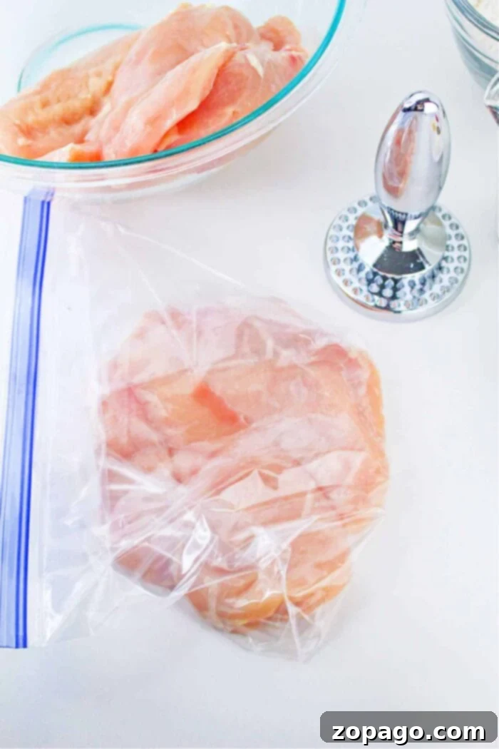 Deep Fry Chicken Breast: Your Guide to Perfect Timing 4 how to pound a chicken breast