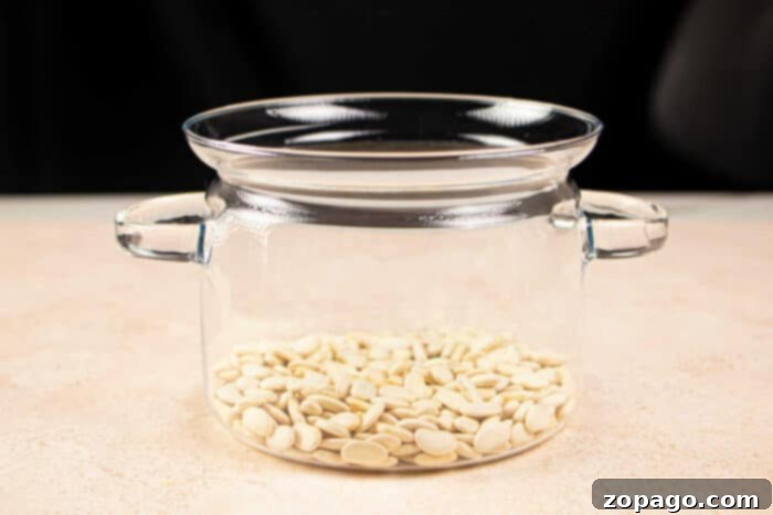 From Dry to Delicious Butter Beans 3 how to cook dry butter beans: A handful of dry butter beans ready for preparation, showcasing their pale, flat shape and promising a wholesome meal.