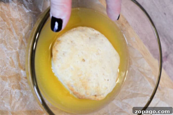 Irresistible Air Fryer Jelly Donuts 4 powdered donuts with biscuits