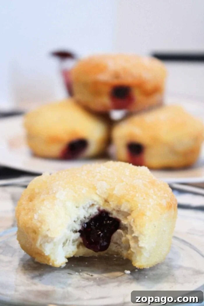 Irresistible Air Fryer Jelly Donuts 8 Air Fryer Jelly Filled Donuts