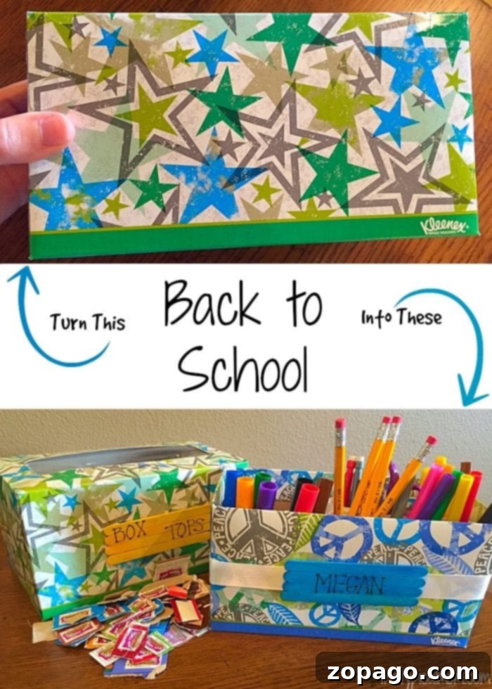 Upcycling Tissue Boxes 2 repurposing Kleenex boxes