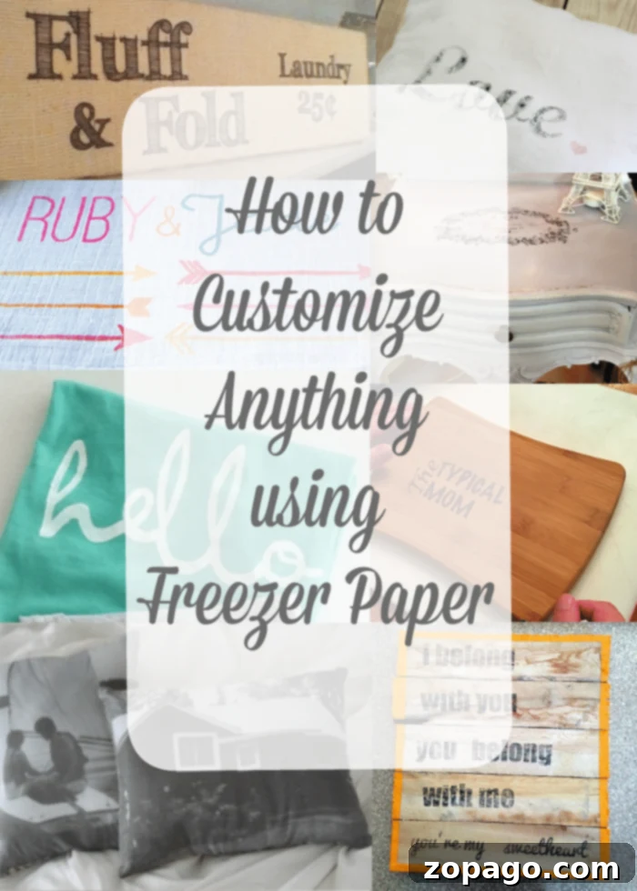 Learn how to print using freezer paper for personalized creations like custom t-shirts, unique wood signs, and decorative pillows. Easy DIY guide for inkjet printer image transfers. Freezer Paper Printing: Customize T-shirts, Wood Signs, Pillows with Your Inkjet Printer