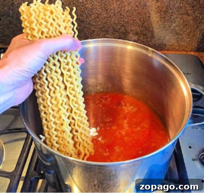 Streamlined Spaghetti Supper 2 Easy One-Pot Spaghetti with Meat Sauce