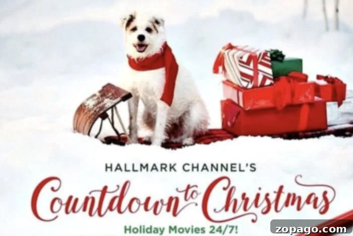 Hallmark's 2022 Holiday Magic 2 A festive scene representing Hallmark Christmas movies, featuring cozy elements and holiday decor.