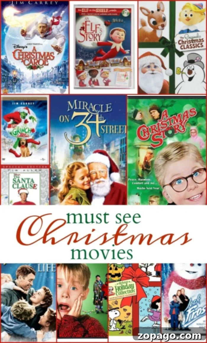 Hallmark's 2022 Holiday Magic 5 A vintage-style visual showing the must-see Christmas movies schedule from 2021 on Hallmark Channel.