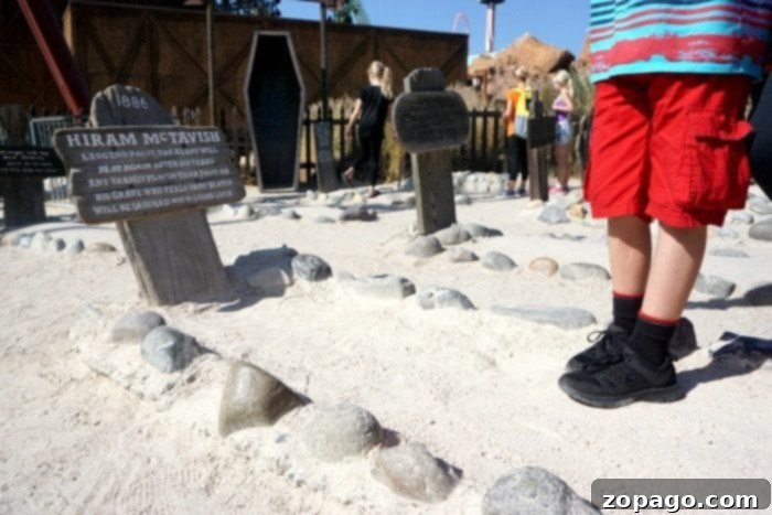 Knott's Spooky Farm 9 Knott's Spooky Farm interactive graveyard