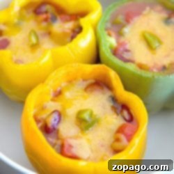 chili stuffed bell peppers recipe