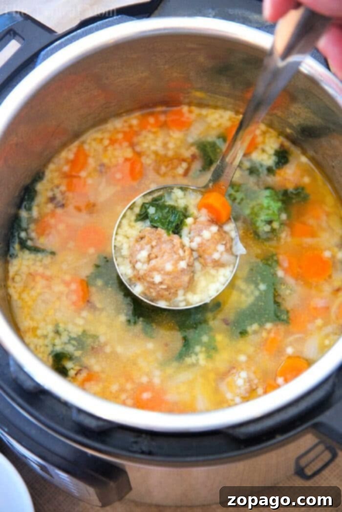 Effortless Instant Pot Italian Wedding Soup 7 Ninja Foodi Italian Wedding Soup