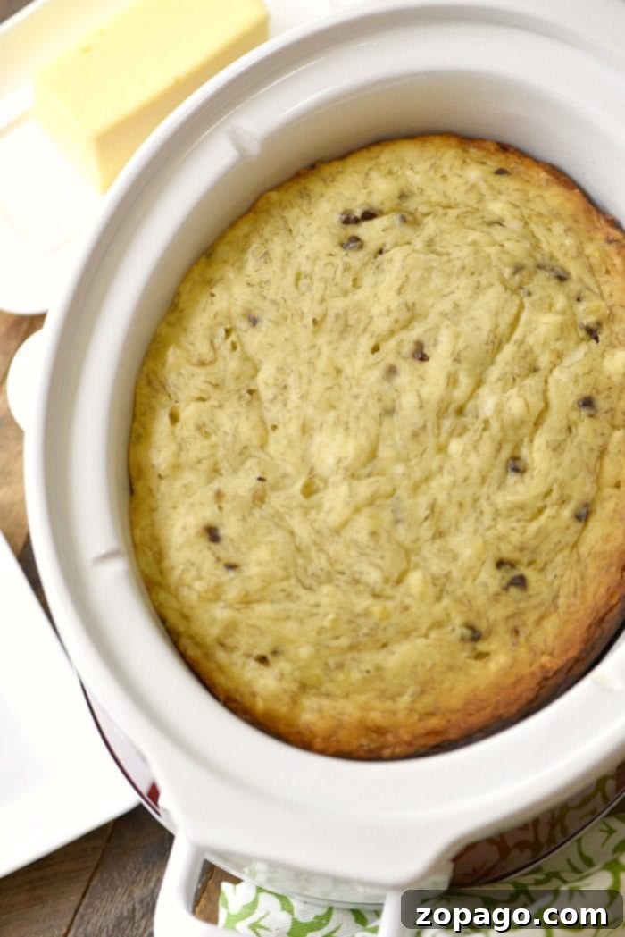 Perfectly Moist Slow Cooker Banana Bread 3 slow cooker chocolate chip banana bread