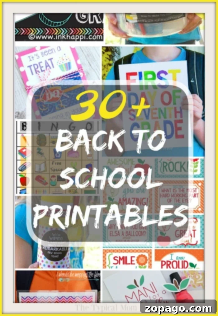Back to School printables for a DIY Teacher Survival Kit