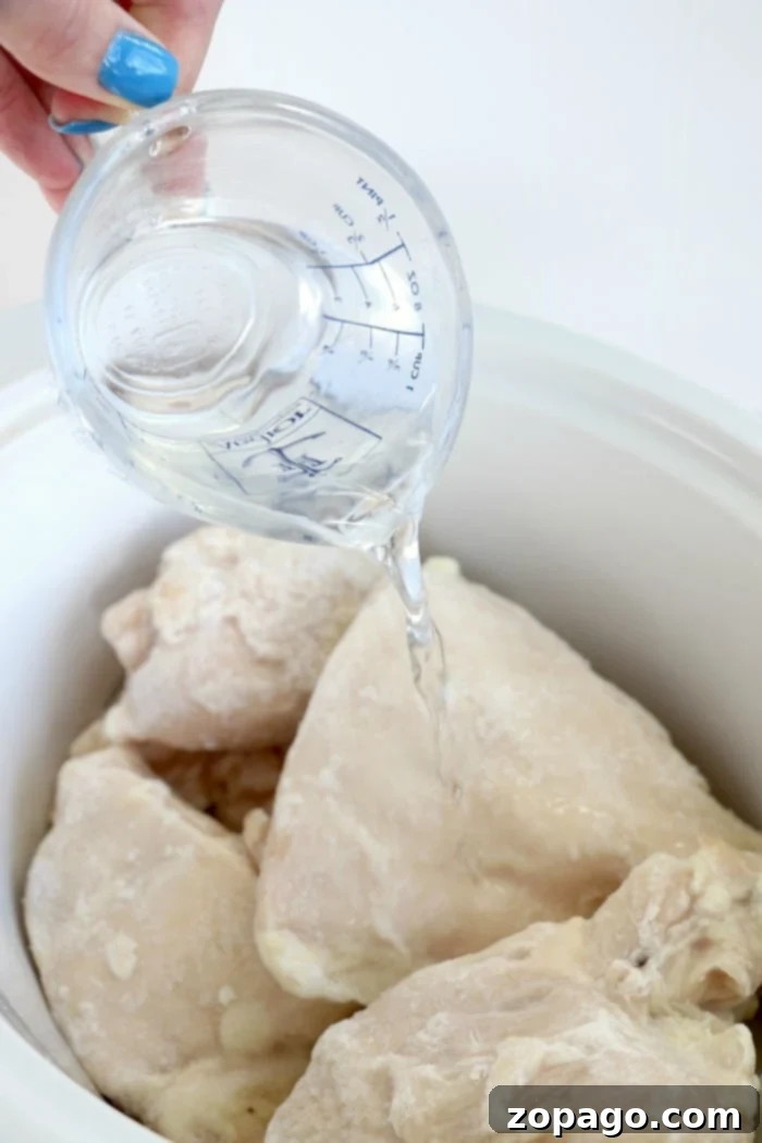 Easy Slow Cooker Teriyaki Chicken 3 crockpot frozen chicken breast