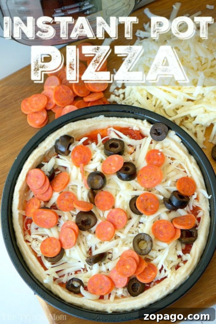 Speedy Instant Pot Mexican Pizza 4 Instant Pot Pizza