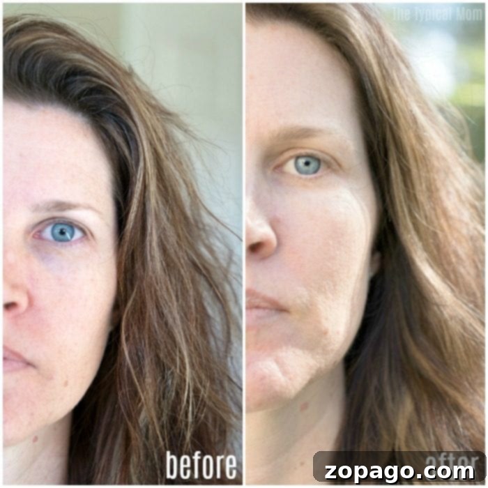 See my before and after results from the Olay 28 Day Challenge at 40! Olay 28-Day Challenge before and after results