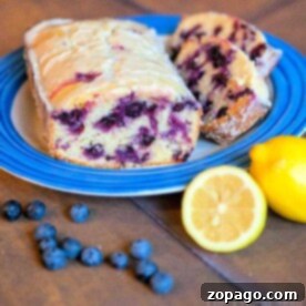 Bright Lemon Blueberry Loaf 3 moist blueberry bread recipe