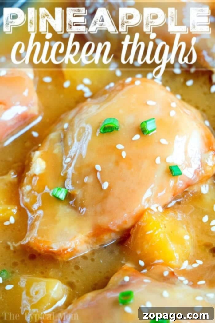 A delicious and easy pineapple chicken recipe featuring tender chicken thighs, sweet pineapple chunks, and a savory glaze, perfect for a family dinner. Easy pineapple chicken thighs baked with a sweet glaze and chunks of pineapple, served over rice.