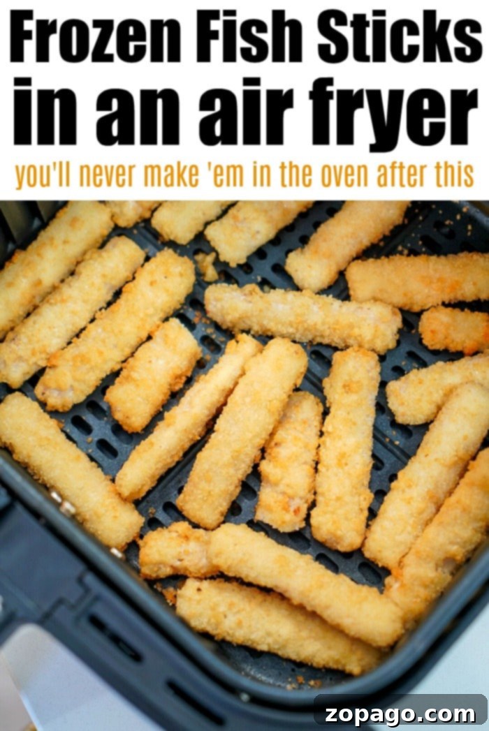 Crispy Air-Fried Fish Ideas 10 Crispy air fryer fish sticks on a plate with dipping sauce, ideal finger food for kids