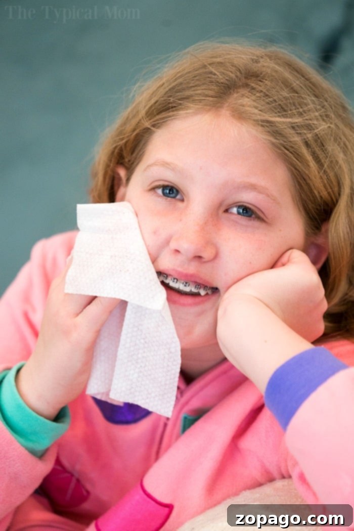 Free sleepover checklist printable you can use so nothing gets forgotten! Send this with your children complete with emergency phone numbers and all. #freeprintables #freeprintable #printable #sleepoverchecklist #sleepover #parenting facial cleansing wipes review - best wipes for sensitive skin