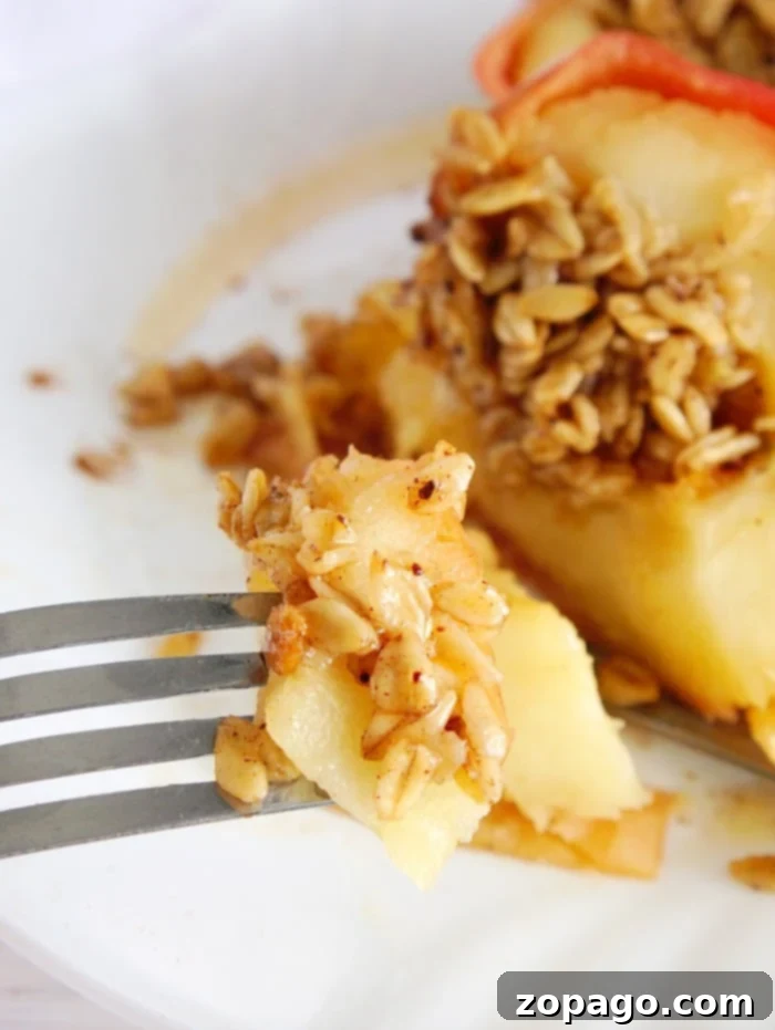 Instant Pot apples are incredible. #instantpot #apples crockpot express baked apples beautifully presented