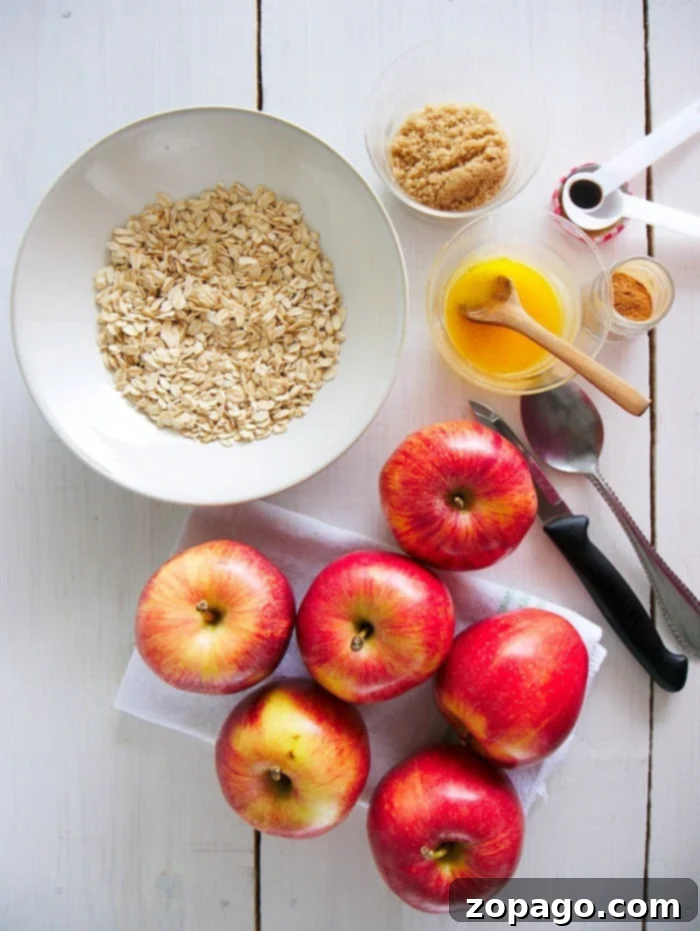 Baked apples can be made in your Instant Pot, Crockpot Express or Ninja Foodi machine! A healthy fruit dessert or snack, you'll love these. #instantpot #crockpotexpress #bakedapples #apples #dessert #breakfast #ninjafoodi pressure cooker baked apples recipe - whole and stuffed