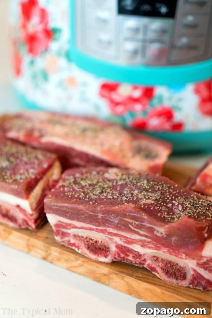 From Freezer to Feast: Pressure Cooker Short Ribs 3 instant pot beef short ribs