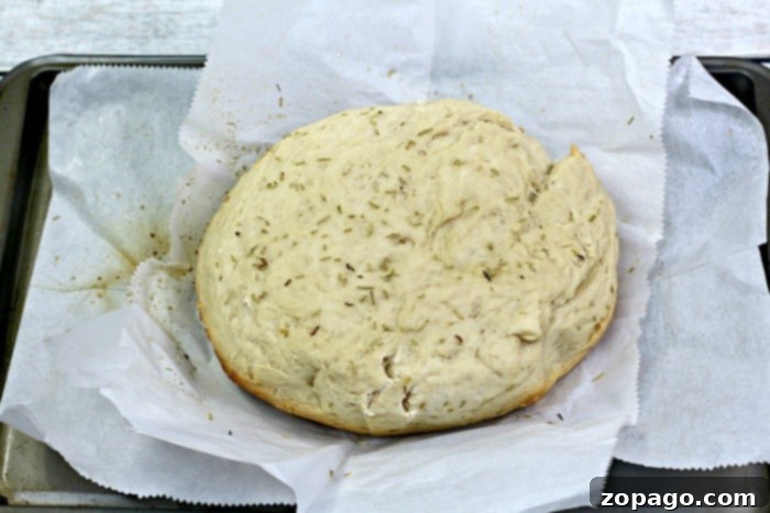 No-Knead Slow Cooker Wonder 5 Rosemary Bread Sliced