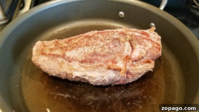 Melt-in-Your-Mouth Mississippi Pot Roast 4 seared roast