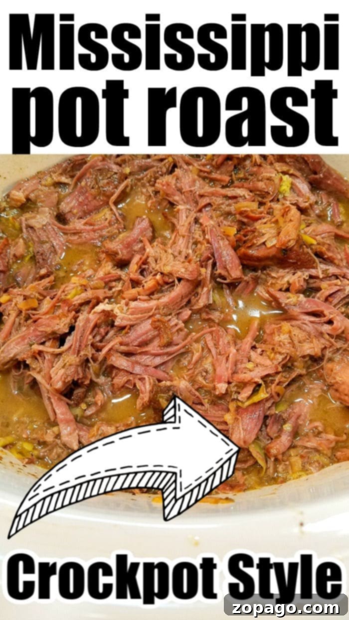 Melt-in-Your-Mouth Mississippi Pot Roast 7 mississippi roast slow cooker