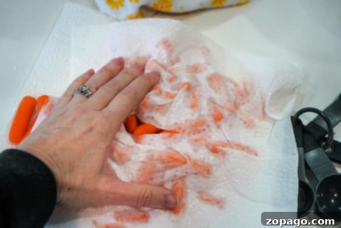 Crispy Air-Fried Carrots 4 Air fried carrots arranged in a single layer