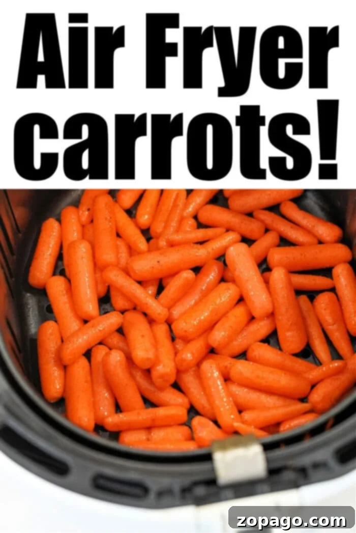 Crispy Air-Fried Carrots 7 Ninja Foodi carrots, perfectly cooked and ready to serve