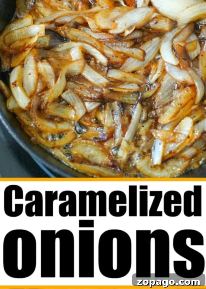 Sweet Golden Caramelized Onions 7 quick caramelized onions being plated